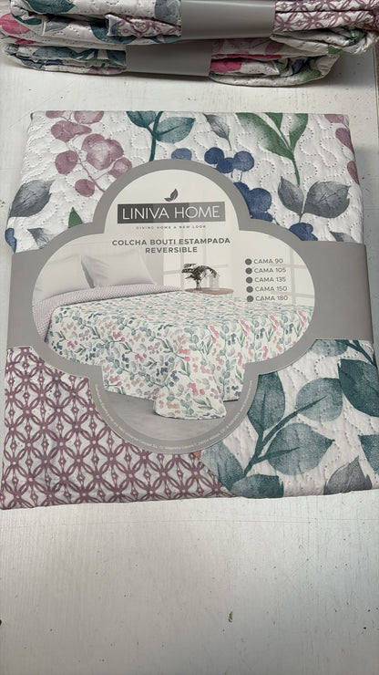 Colcha Bouti Reversible – Diseño Elegante y Acabado de Calidad | Varios modelos disponibles