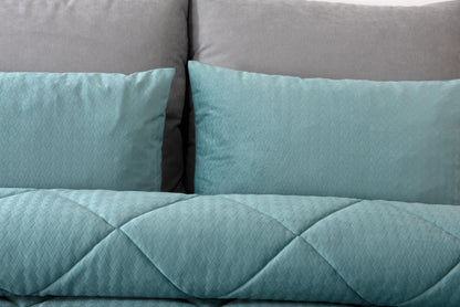 Edredón Aire / Zánate / Amnese con 2 Cojines Rellenos  250x260 cm  Varios Colores