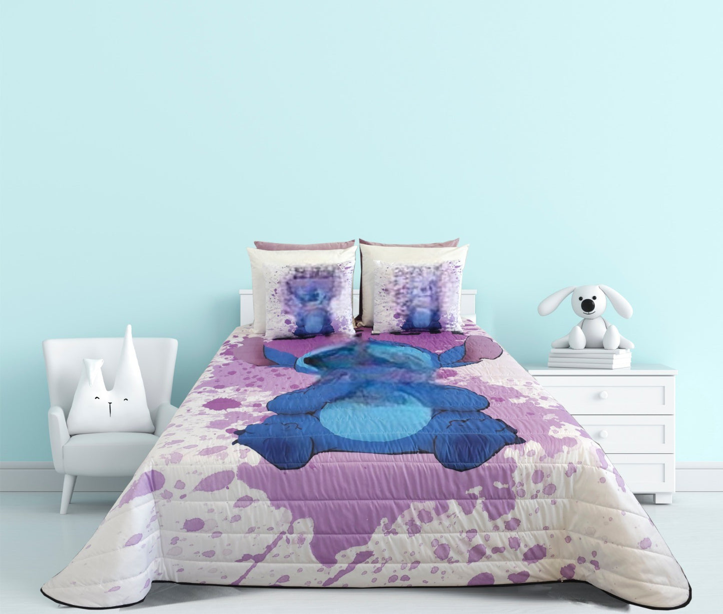 Edredón Infantil Tropical con Almohadas  2 Modelos  Medidas 90/105 y 135 cm
