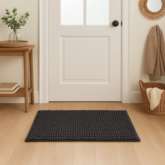 Alfombra Pompom Multifunción – 50x80 cm – Suave y Antideslizante