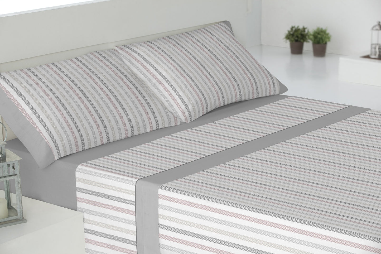 Juego de Sábanas de Franela 100% Algodón | Tacto Extra Soft | +Home