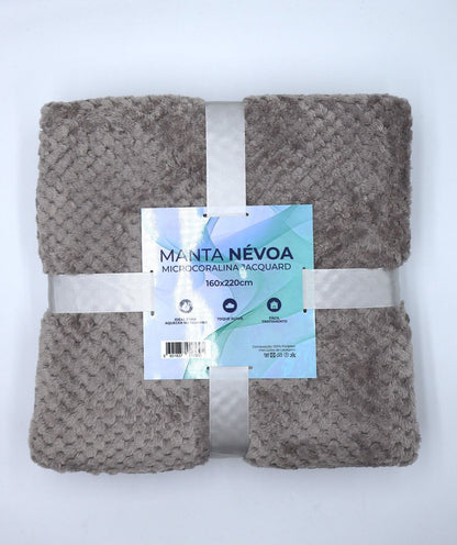 Manta Coralina Suave  130x160 y 160x220 cm  Colores Variados