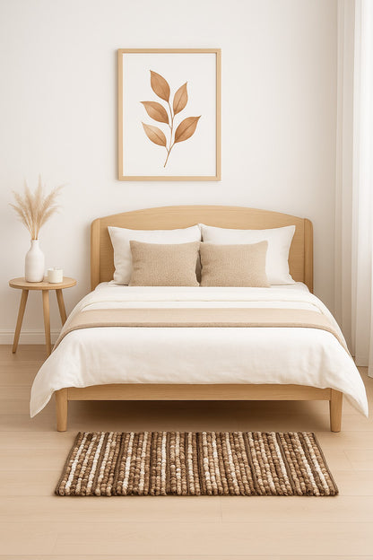 Alfombra Pompom Multifunción – 50x80 cm – Suave y Antideslizante