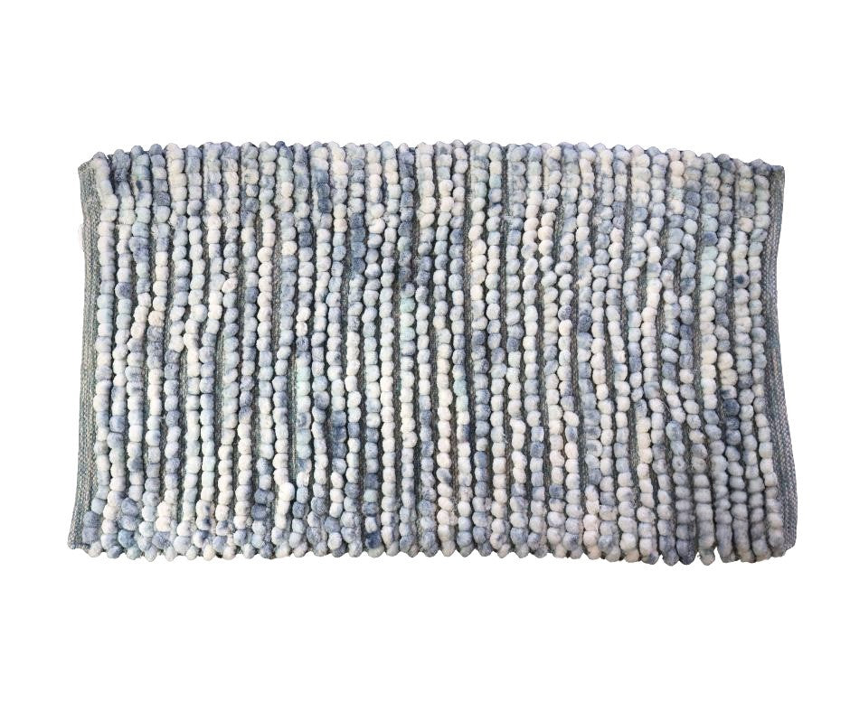 Alfombra Pompom Multifunción – 50x80 cm – Suave y Antideslizante