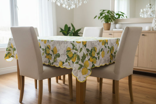 Nappe rectangulaire antitache enduite de résine | Vichy ou pois | Différentes tailles et couleurs