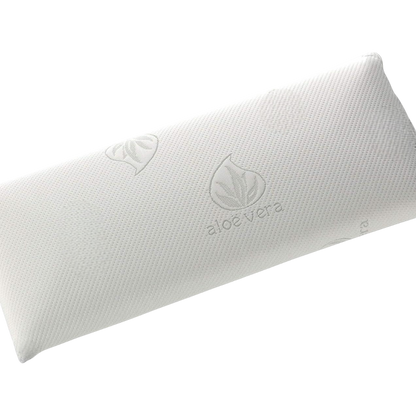 Almohada viscoelástica núcleo Compacto. Doble Funda con Cremallera. Tejido Aloe Vera. Termorregulable adaptabilidad al Cuello.