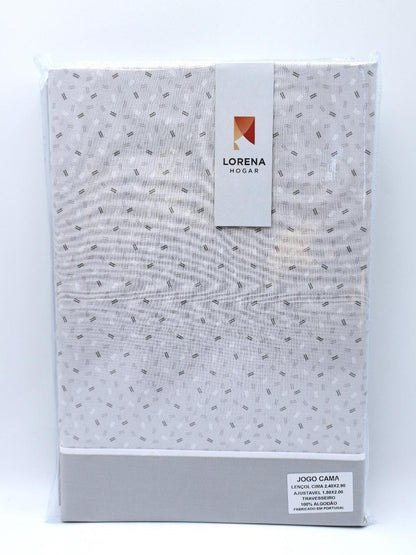 Juego de Sábanas MODELO LUZ  Lorena Hogar  De 90 a 160 cm