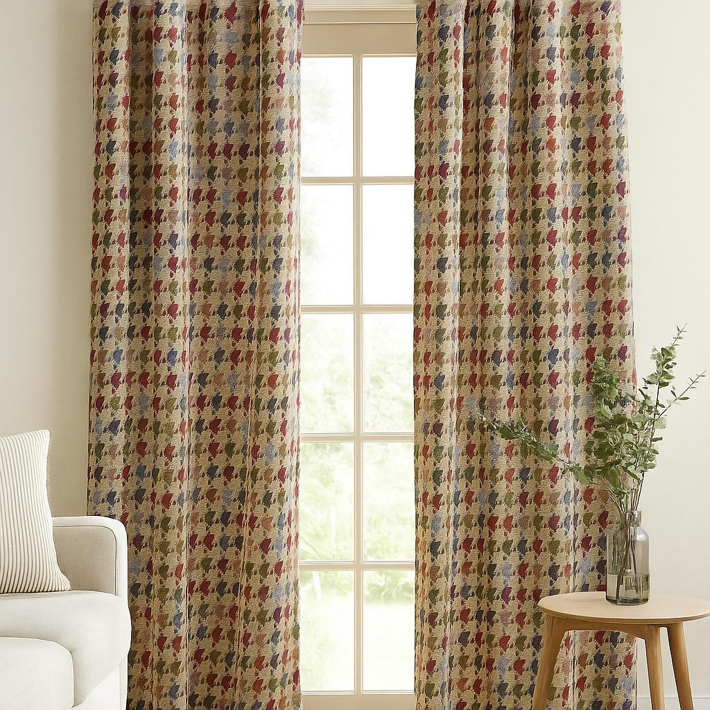 Cortinas con trabillas 140x260cm | Interior y exterior | Algodón & Poliéster
