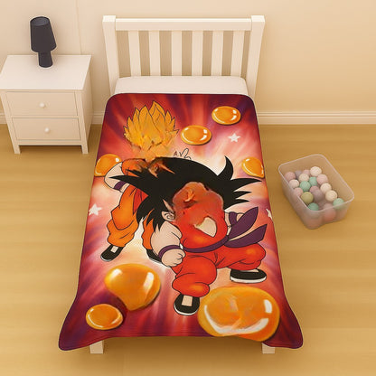 Manta Infantil Suave y Colorida con Personajes Animados  Tamaño 180x122 cm  Ideal para Cama o Sofá