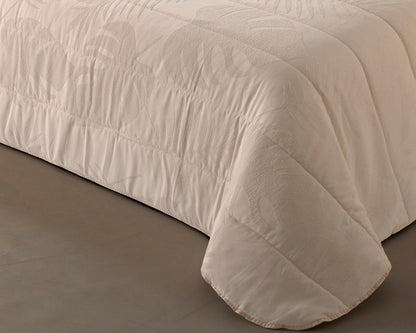Colcha Noémie  Jacquard de Terciopelo con Relieve  Medida 250x270 cm + 2 Cojines Rellenos
