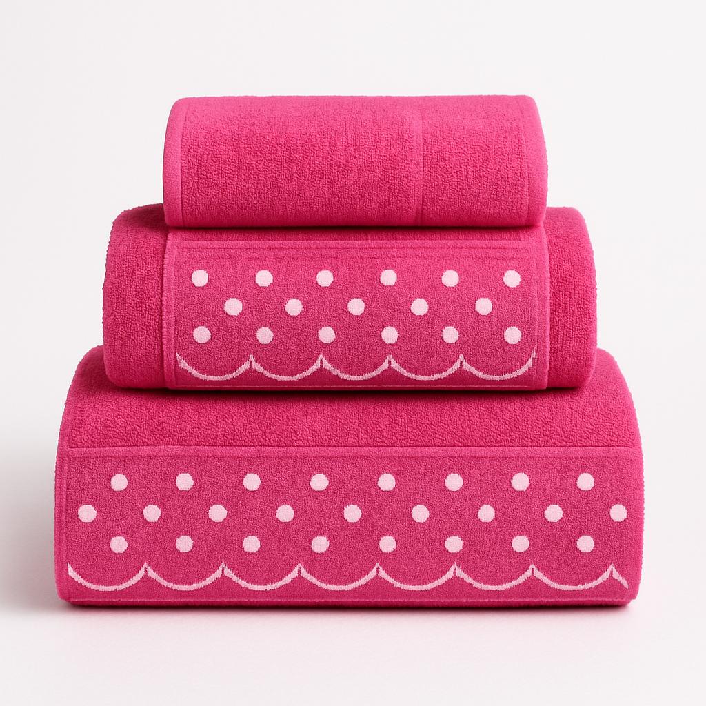 Toallas baño, lavabo y bidé | 6 colores | Algodón 100% rizo 500g 100x150 / 50x100 / 30x60