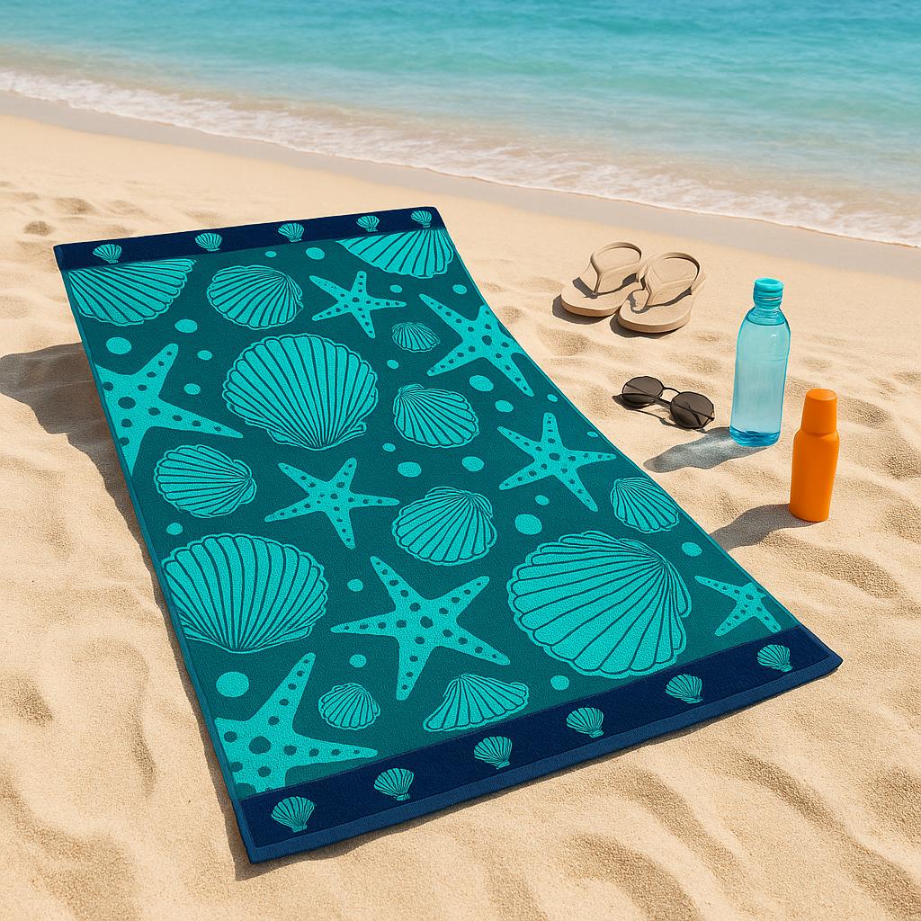 Toalla de piscina XXL 100x180cm | Suave, absorbente y colorida | Lorena Hogar (varios modelos)
