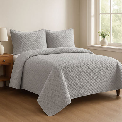 Edredón Jacquard Sherpa 100% Polyester Lorena Hogar | Incluye Fundas de Cojín | Modelos, 6 Colores y Medidas Disponibles