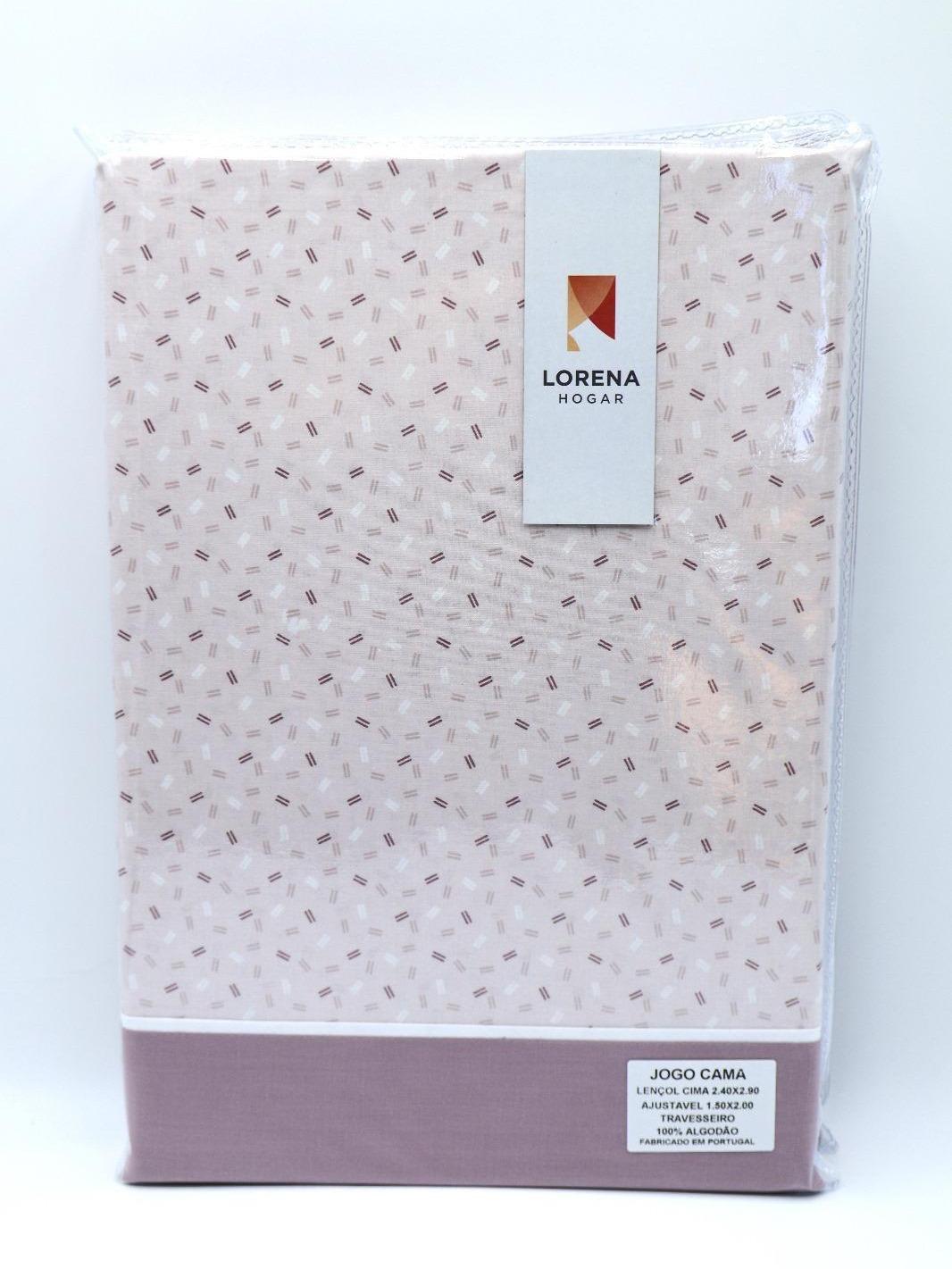 Juego de Sábanas MODELO LUZ  Lorena Hogar  De 90 a 160 cm