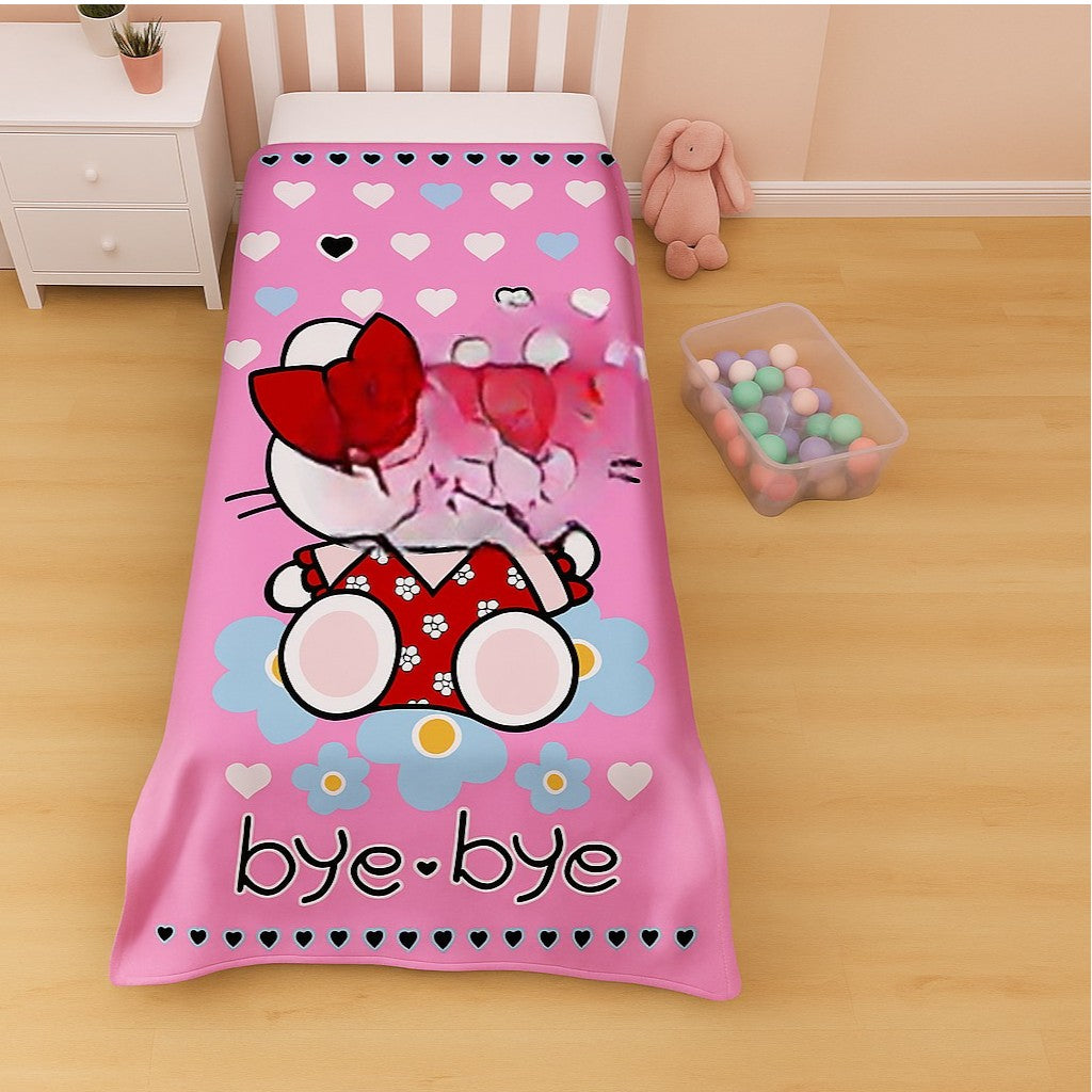 Manta Infantil Suave y Colorida con Personajes Animados  Tamaño 180x122 cm  Ideal para Cama o Sofá