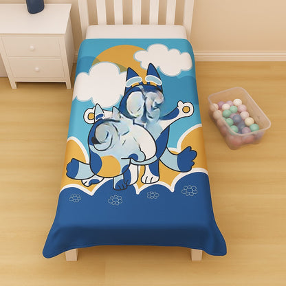 Manta Infantil Suave y Colorida con Personajes Animados  Tamaño 180x122 cm  Ideal para Cama o Sofá